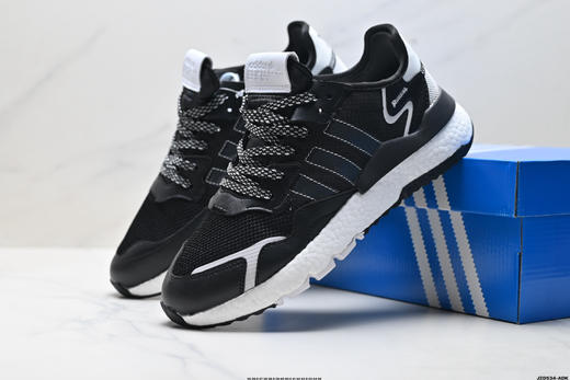 阿迪达斯Adidas Nite Jogger Winterized简约防滑低帮休闲运动跑步鞋EE5569男女鞋 商品图7