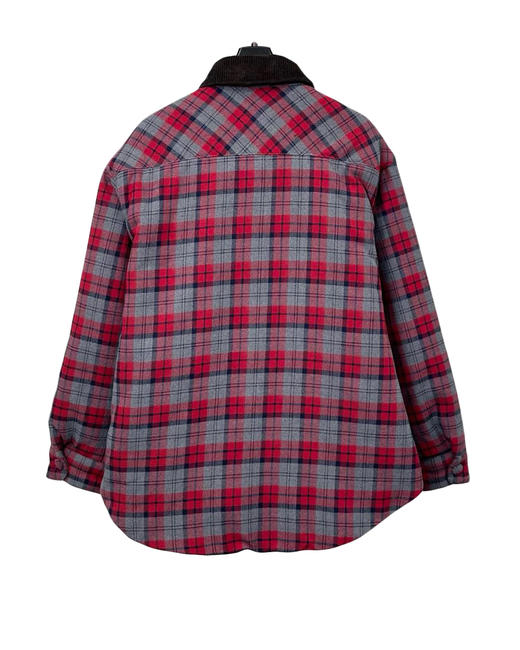 女款羊毛格纹棉服外套ho017 商品图1