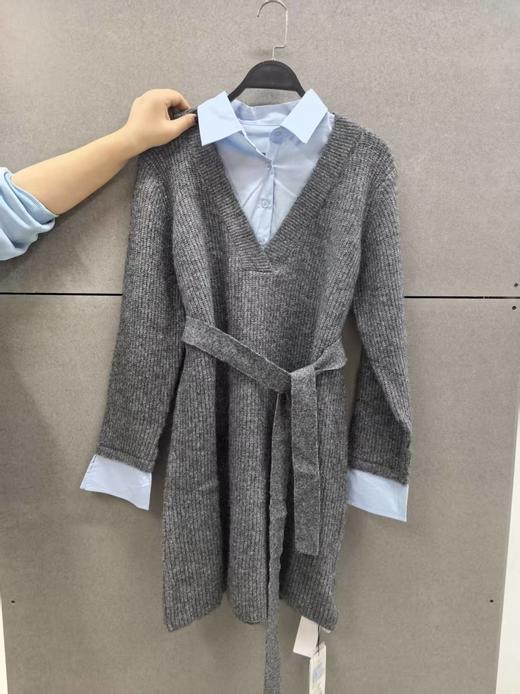 德玛纳假两件连衣裙（线上线下同步销售，不一定有货）-626202-GY 商品图0