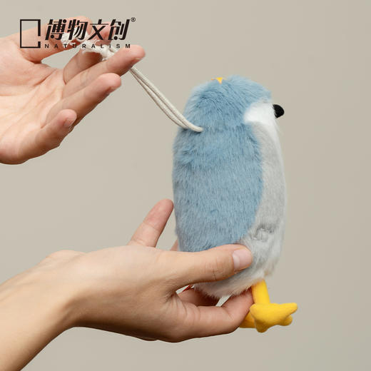 啾儿系列奇怪的鸟 夜鹭 毛绒挂件会发声包包挂件中华田园企鹅 商品图4