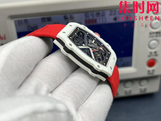 【贵重物品】只适合高端玩家 理查德米勒RM67-02 V3版 震撼登场！男士腕表 白法国配色 一体机 摆轮会动 商品图4