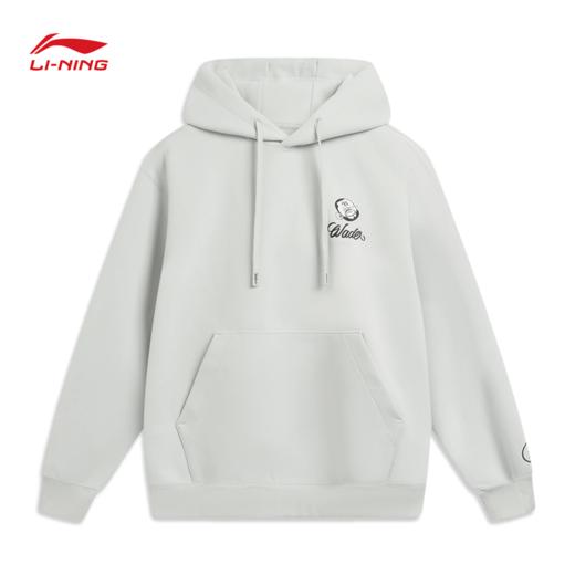 李宁韦德 x Jay Flow联名系列男子抗静电宽松套头连帽卫衣AWDVF47 商品图3