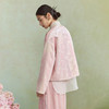 【林栖设计小店】粉色外套新中式丝绒烧花钉珠绣花2026早春新款上衣开衫女1961037 商品缩略图7