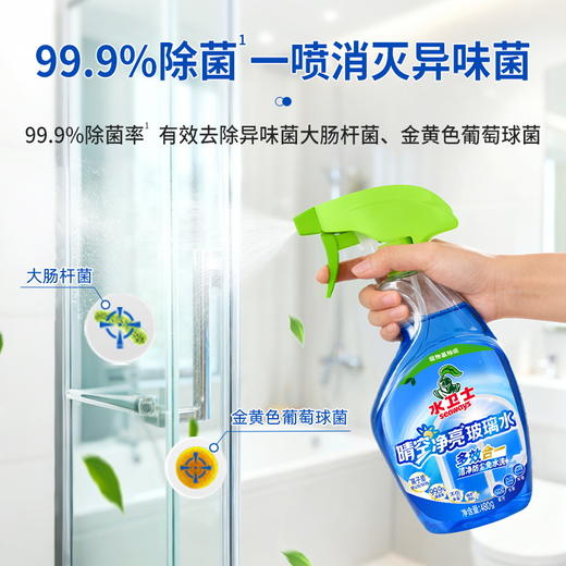 【新品上新✨】『晴空净亮玻璃水』一瓶解锁多场景 多效合一 洁净防尘免水洗 灰落即走 玻璃久亮 商品图3