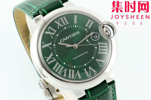 AF卡地亚蓝气球系列 蓝气球40系列男款 新尺寸40mm 罗马面 绿盘 男士腕表 商品图2