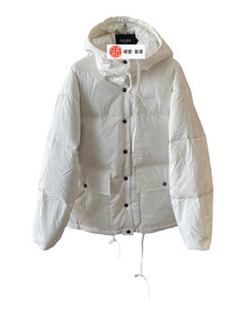 女款抽绳连帽羽绒服ba020