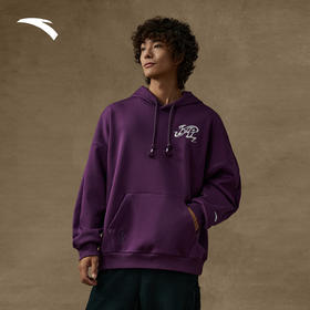 安踏凯里·欧文系列丨安踏部落风美式篮球加绒印花卫衣172541703N