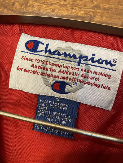 90年代 Vintage Champion 冠军 新泽西XX局 运动罩衫_SLSS(XL) 商品图2