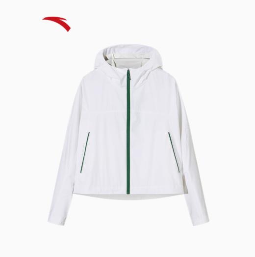安踏龙耀夹克外套女2025新款关晓彤同款运动连帽上衣女162538607 商品图1