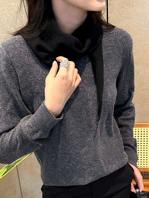绵羊毛珠片纱毛衫FCF3WST090 商品图6