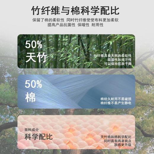 【可拆卸恒温睡袋婴儿竹纤维】220g儿童可拆卸恒温睡袋婴儿竹纤维加厚分腿睡袋防踢被冬款 商品图1