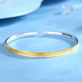 Winy足银金鳞映银手镯配证书送女友闺蜜节日生日礼物