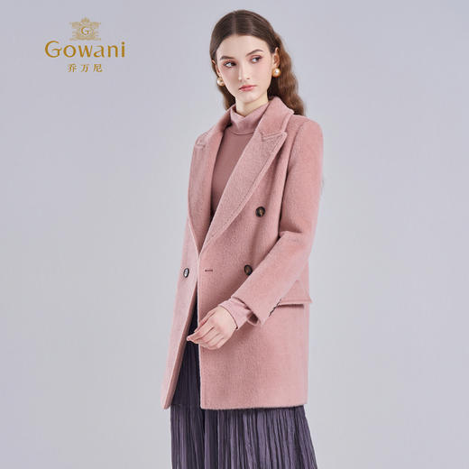 乔万尼绵羊毛大衣戗驳领西装毛呢外套ET4A922 商品图2