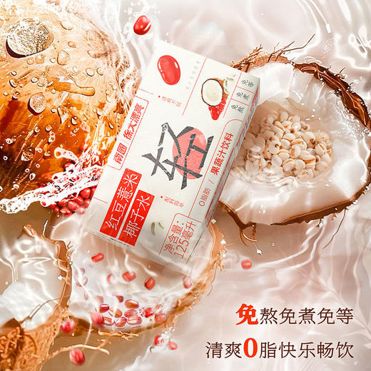 南国红豆薏米椰子水/绿豆椰子水/100%椰子水 125ml/248ml/瓶 商品图6