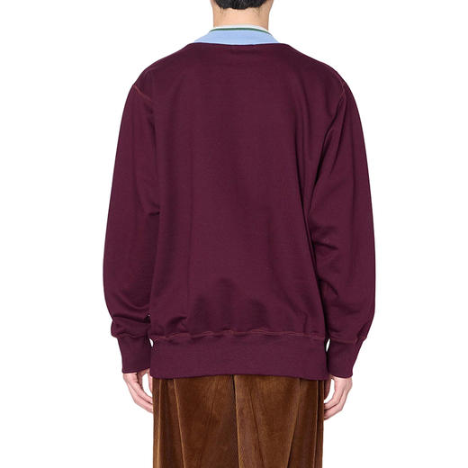 kolor Cut&sew 不规则拼接V领套头卫衣 商品图2