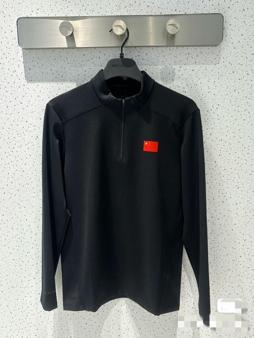 安踏全天候2025年秋冬男士轻暖绒半拉链长袖针织衫152540407 商品图1