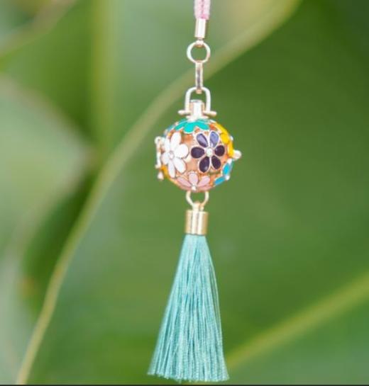 广西工美院大壮锦小绣球挂件/香包 颜色随机 商品图1