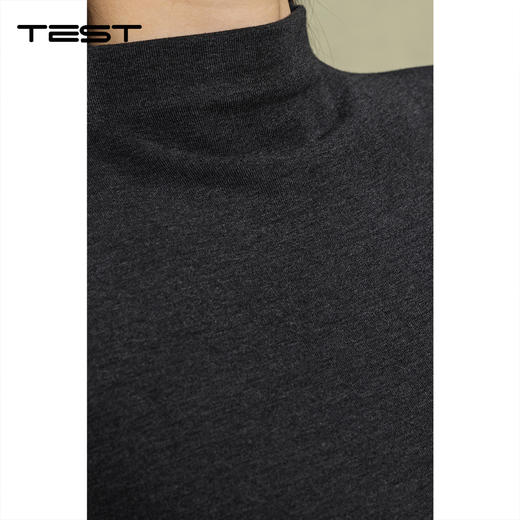 冬上新时尚百搭显瘦简约半高领修身打底衫1254121 商品图2