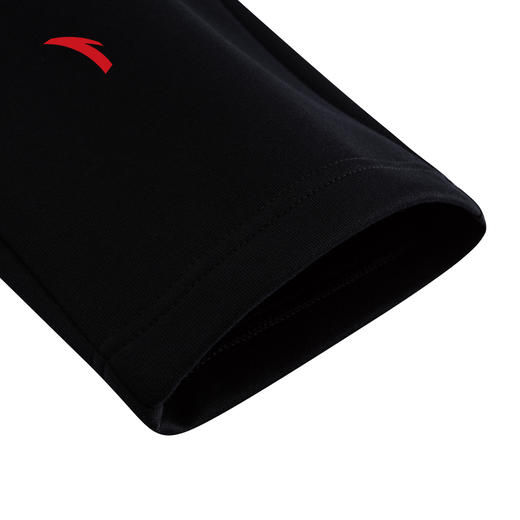 安踏运动卫裤男士2025冬季新款健身跑步黑色直筒长裤子152547304 商品图2