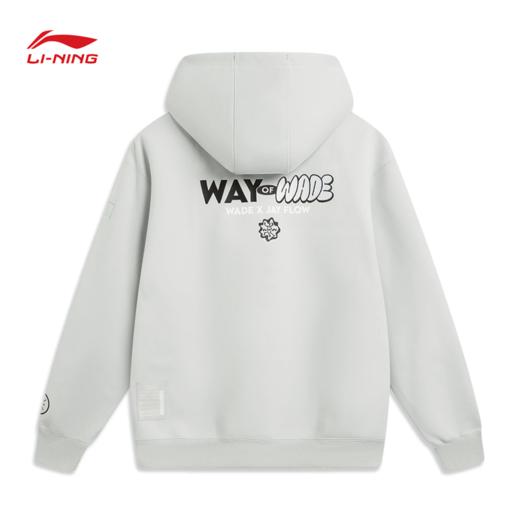 李宁韦德 x Jay Flow联名系列男子抗静电宽松套头连帽卫衣AWDVF47 商品图4