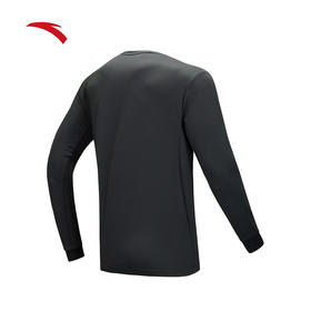 安踏户外加绒长袖t恤男冬季新款圆领套头打底衫长袖卫衣152516401