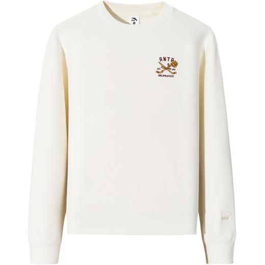 安踏落肩运动卫衣女冬季新款宽松圆领加绒休闲长袖上衣162548704N 商品图6