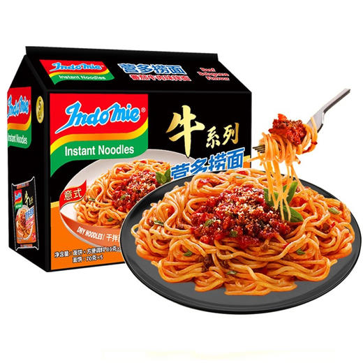 印尼营多捞面番茄牛肉味五连包 商品图0