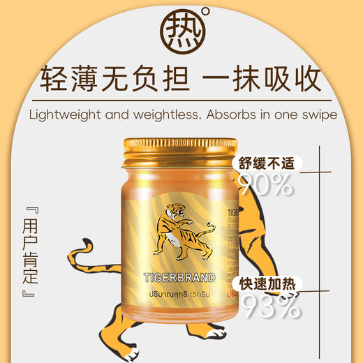 TIGERBRAND 舒缓膏 15g*3 商品图2