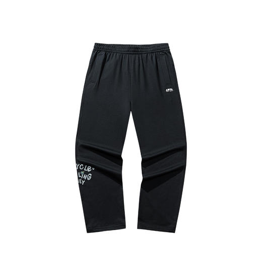 安踏针织运动长裤男2025秋季新款抽绳束脚直筒休闲裤172538305 商品图0