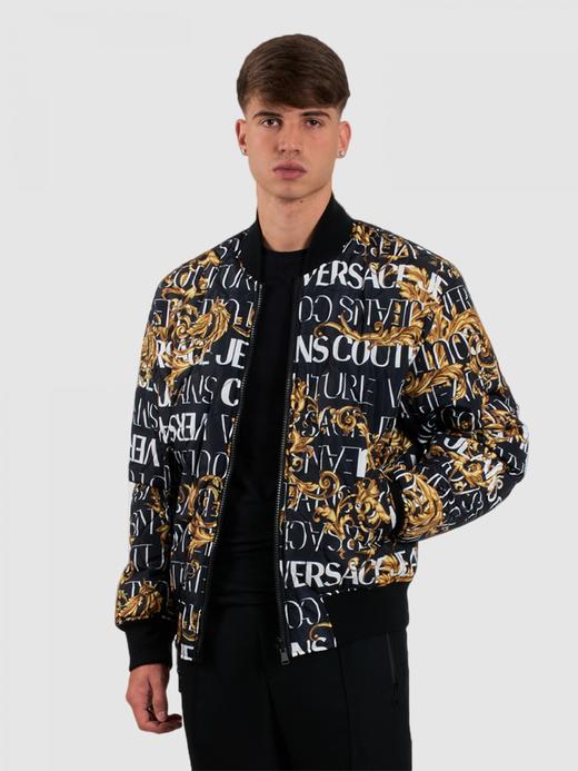 【超惠秒】Versace 范思哲 男士 双面穿 品牌独特印花 夹层填充保暖夹克外套 10921 商品图11