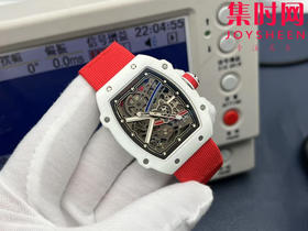 【贵重物品】只适合高端玩家 理查德米勒RM67-02 V3版 震撼登场！男士腕表 白法国配色 一体机 摆轮会动
