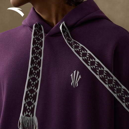 安踏凯里·欧文系列丨潮流美式加绒休闲卫衣男女同款172541702N 商品图2