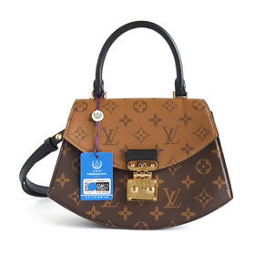 【98新】LV路易威登TILSITT M46548拼色老花TILSITT扇子包手提单肩包031125AK12 现售价：13500！