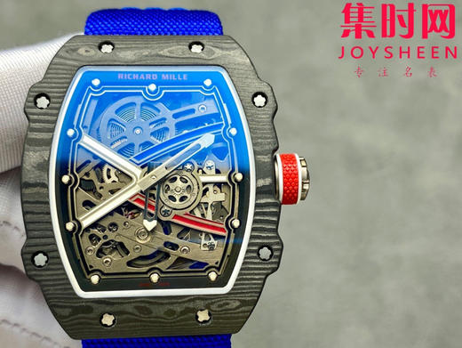 【贵重物品】只适合高端玩家 理查德米勒RM67-02 V3版 震撼登场！男士腕表 黑法国配色 一体机 摆轮会动 商品图0