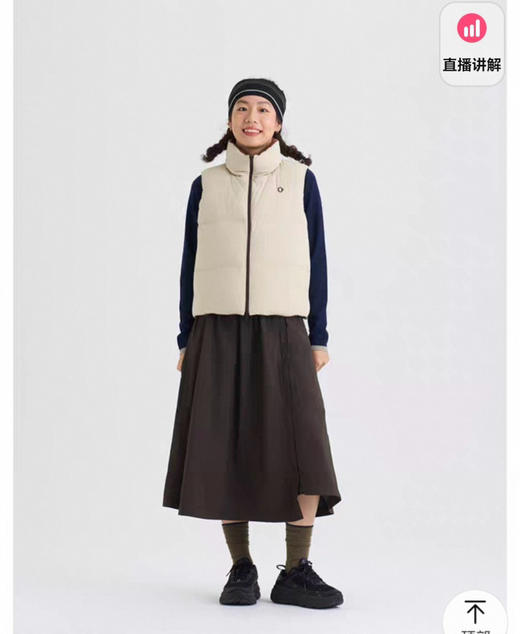 【开放日忙 秒杀价已调 直接拍】开放日最新款 安高若 两面穿 拼色 素然 羽绒马甲  90%白鹅绒 商品图5