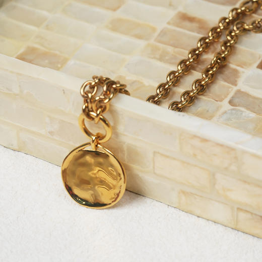 北京仓｜Goossens Paris-Talisman-金色 勋章 吊坠 项链［法国设计师］ 商品图0