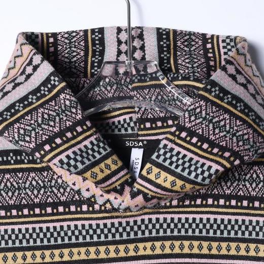 WY1256SDSA男士秋冬新款痞帅男装韩版撞色趣味条连帽卫衣宽松套头上衣 商品图2