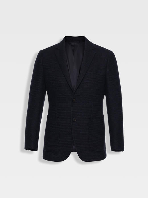 callisto藏青色绵羊毛休闲便西 商品图0