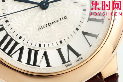 AF卡地亚蓝气球系列 蓝气球42系列男款 大号42mm 罗马面 玫金白盘 男士腕表 商品图4