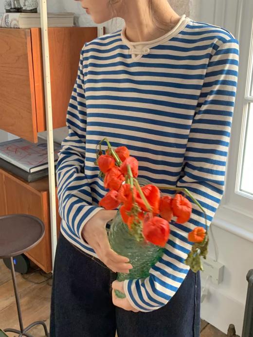 浮生八记/25C197/海魂衫条纹长袖t恤 商品图2