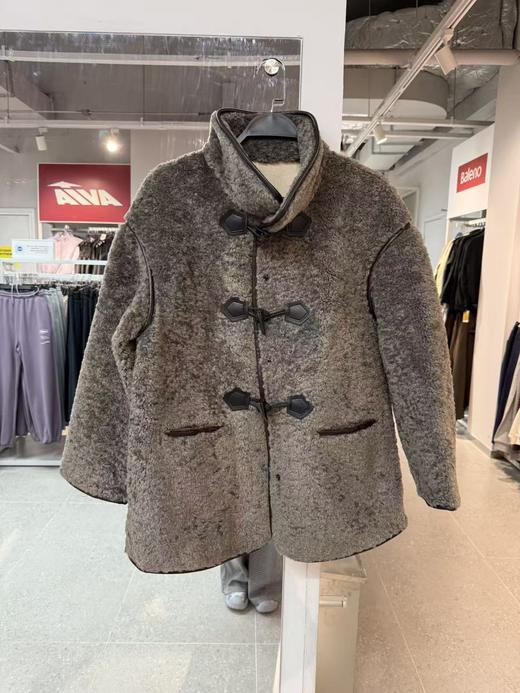 茵曼 仿羊羔绒中长款加厚外套女299.9元（线上线下同步在售，不一定有货，介意勿拍）626907-NT 商品图0