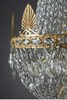 独角鹿西洋古董 19世纪法国出品帝政风格铜鎏金精雕装饰热气球造型水晶吊灯 商品缩略图4