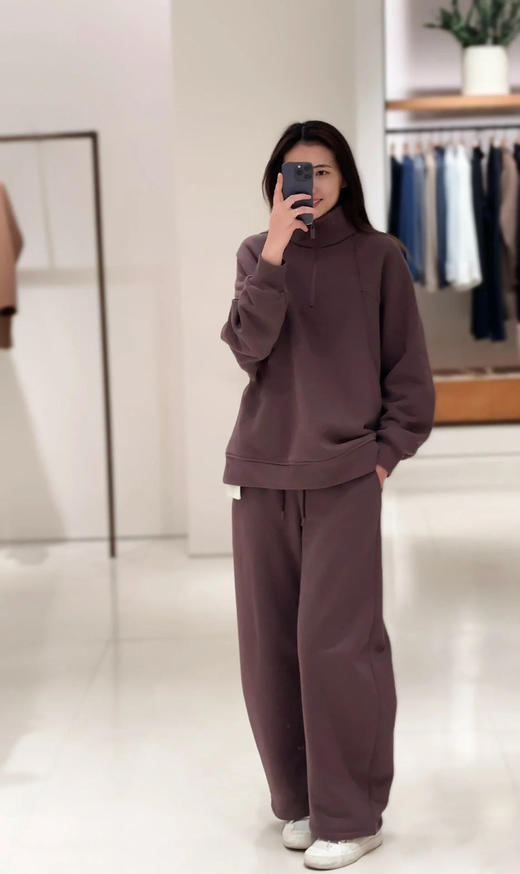 【高品质私服】【IC棉牦牛拉绒卫衣阔腿裤】手感温润，柔软亲肤,兼具舒适度与保暖性G0743/G1138-CC【无标出货 介意慎拍】 商品图3