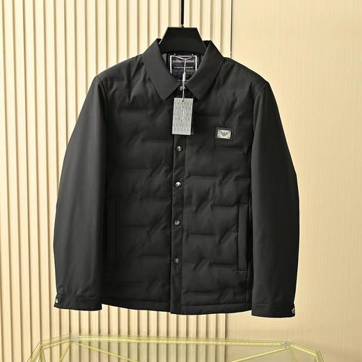 啊玛尼EA7 轻便保暖商务行政休闲纯色羽绒服外套 商品图1