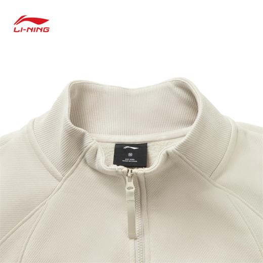 李宁女子加绒保暖锁温干爽宽松套头卫衣AWDV946 商品图5