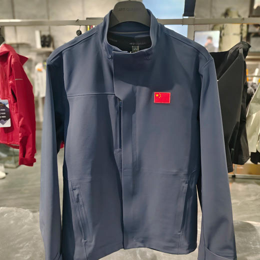 安踏冠军全天候2025秋款男士防泼水炽热轻暖绒行政夹克152540636 商品图1