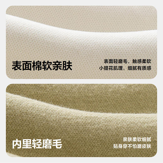 迷你巴拉巴拉男女童宝宝长裤冬新款柔软内里加绒温暖棉感舒适裤子 商品图3