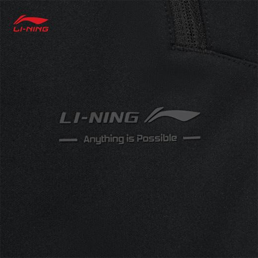 李宁男子束脚加绒保暖针织运动裤AKLV833 商品图5