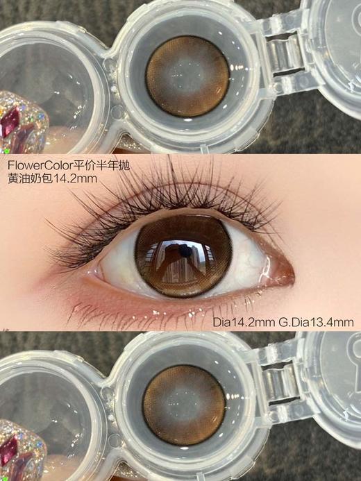 flowercolor 半年抛 黄油奶包 直径14.2mm着色13.4mm 商品图9