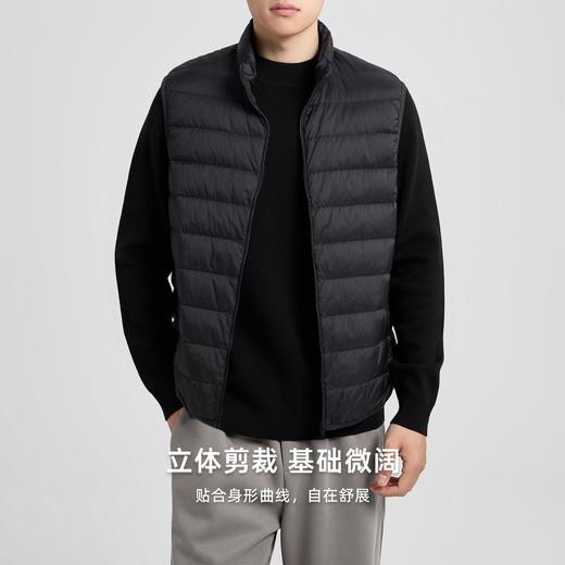 【简约羽绒背心】男装立领基础羽绒马甲男2025冬季新款简约羽绒背心男88763. 商品图1